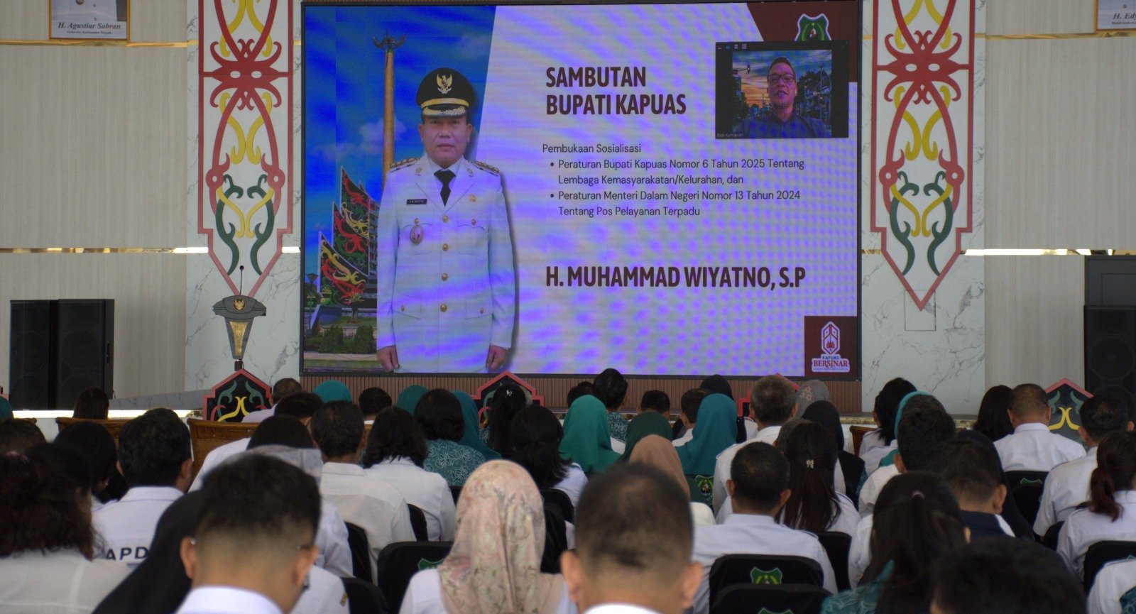 DPMD Kapuas Laksanakan Sosialisasikan Perbup dan Permendagri