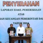 BPK RI Perwakilan Kalteng Serahkan Hasil Pemeriksaan LKPD Tahun 2024 ke Pemkab Kapuas