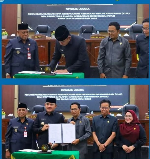 Pemkab-DPRD Tanah Laut Tandatangani Kesepakatan KUA-PPAS 2026