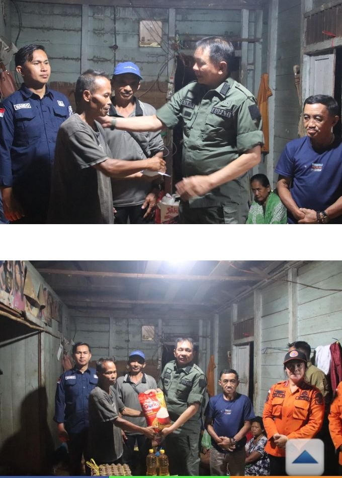 Bupati Bartim M Yamin Bantu Keluarga Rabayah