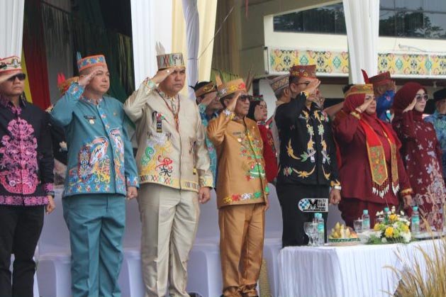 Bupati Murung Raya Hadiri Upacara Peringatan Hari Jadi Hari Jadi Ke-68 Kota Palangka Raya