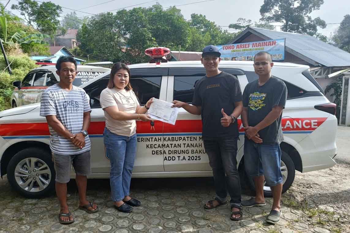 Tingkatkan Pelayaan Kesehatan, Pemdes Dirung Bakung Lakukan Pengadaan Mobil Ambulans