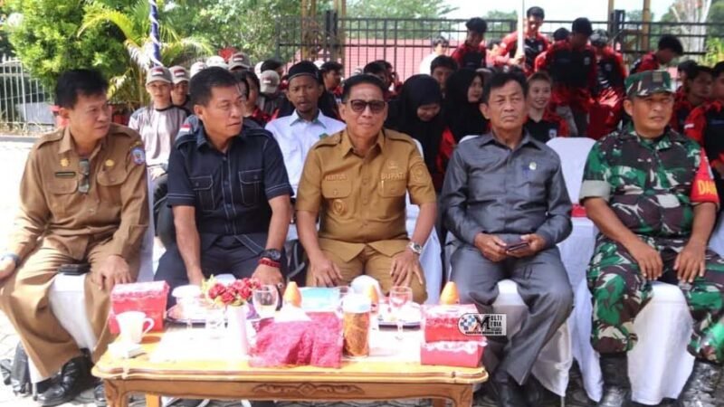 Bupati Mura Heriyus Lepas Peserta Pelatihan Operator Alat Berat dan Diksar Satpam