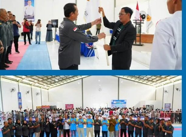 Bupati H Rahmat Trianto Buka Kejuaraan Terbuka Bupati Cup Karate 2025