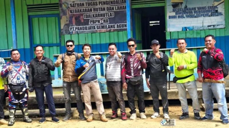 Pemerintah Kecamatan Murung Pantau Tata Batas Antar Desa