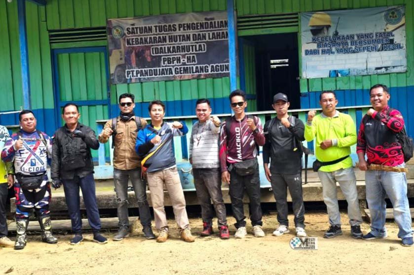 Pemerintah Kecamatan Murung Pantau Tata Batas Antar Desa