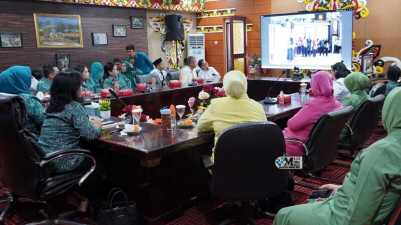 Waket TP-PKK Mura Ikuti Peringatan HAN dan HARGANAS Secara Virtual