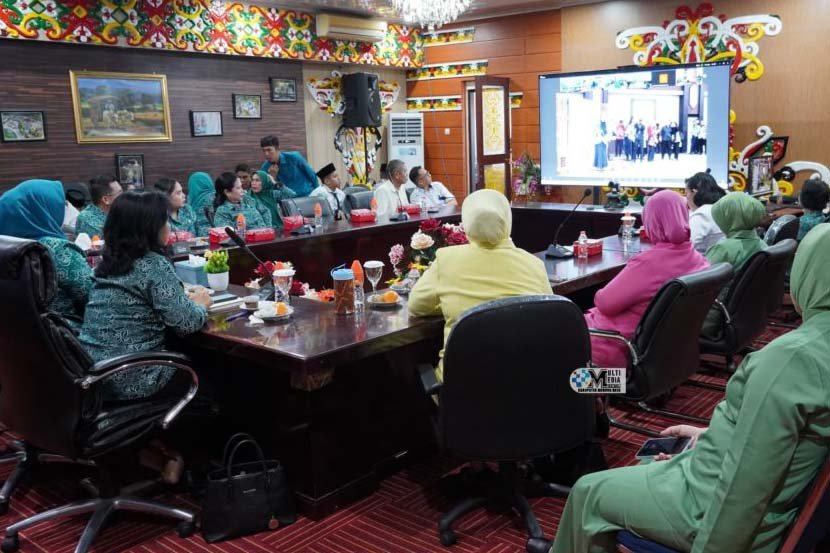 Waket TP-PKK Mura Ikuti Peringatan HAN dan HARGANAS Secara Virtual