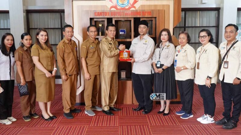 Plt Sekda Mura Terima Audiensi Komisi Informasi Kalteng, Bahas Penguatan Keterbukaan Informasi Publik