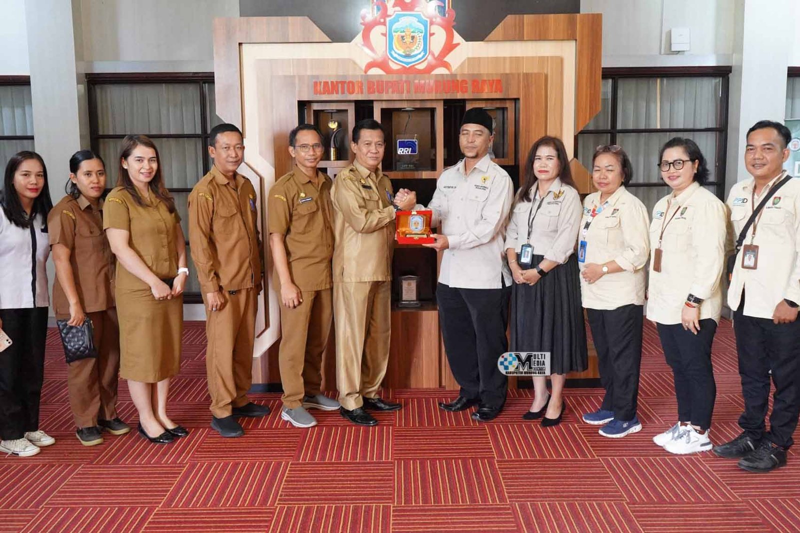 Plt Sekda Mura Terima Audiensi Komisi Informasi Kalteng, Bahas Penguatan Keterbukaan Informasi Publik