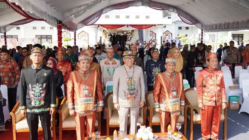 Bupati Heriyus Sampaikan Harapannya Saat Pimpin Upacara Peringatan Hari Jadi Kabupaten Mura Ke-23