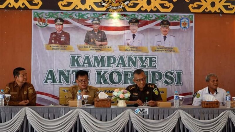 Dukung Pemerintahan Bersih, ASN Lingkup Pemkab Mura Ikuti Kampanye Anti Korupsi