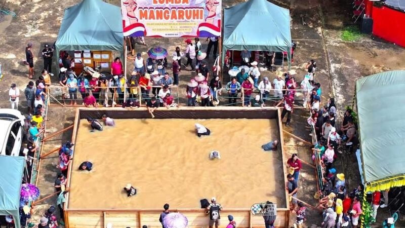 Meriahkan HUT RI dan Hari Jadi Kabupaten Mura dengan Lomba Mangaruhi