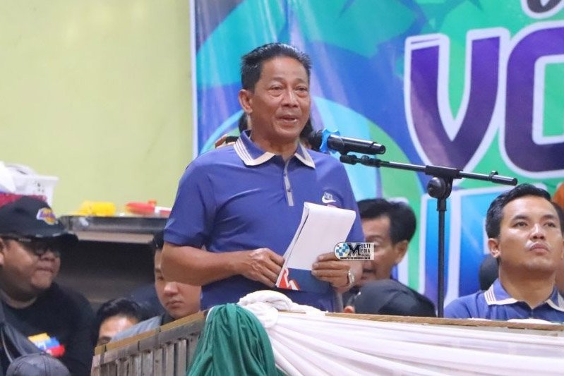 Heriyus Apresiasi Tingginya Antusias Masyarakat Saksikan Turnamen Volly Ball Bupati Cup