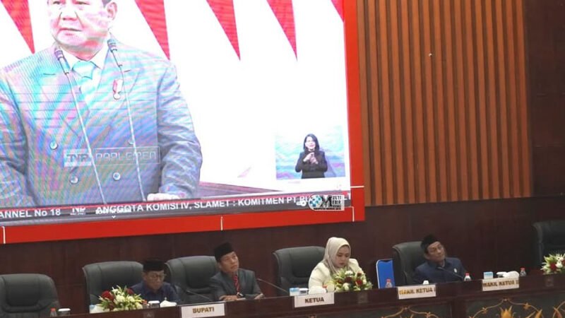 Rapat Paripurna Istimewa DPRD Mura Dengarkan Pidato Kenegaraan Presiden RI