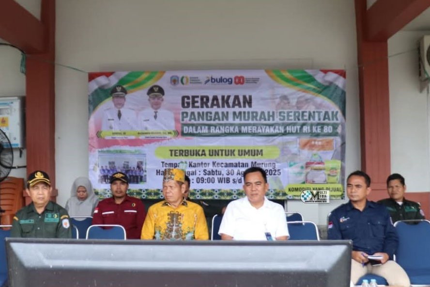 Pemkab Mura Berkerjasama dengan Bulog Gelar Gerakan Pangan Murah Serentak