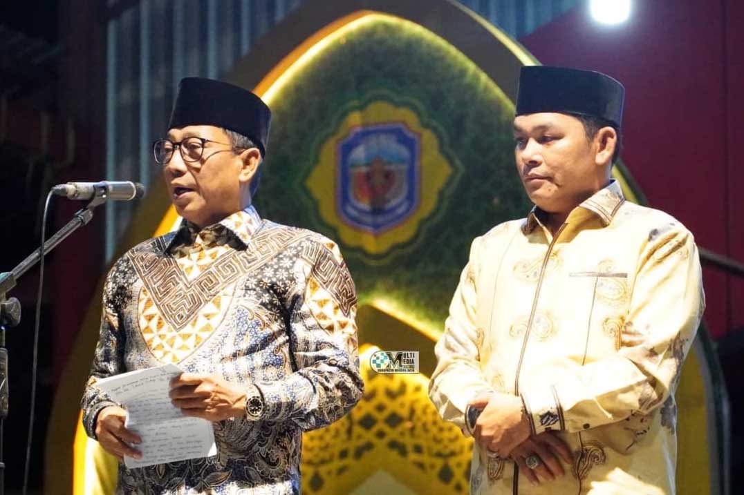 Bupati Bersama Wabup Mura Tutup STQ Ke-XII Tingkat Kabupaten Murung Raya