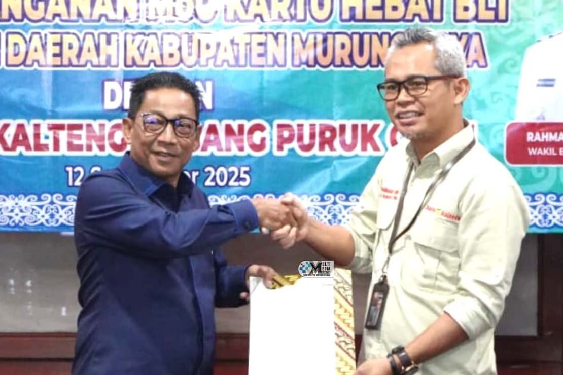Realisasikan Program Kartu Hebat BLT, Bupati Tandatangani MoU dengan Bank Kalteng