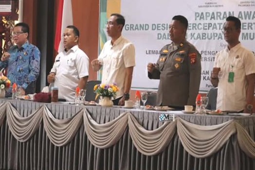 Pemkab Mura Ikuti Paparan Awal Penyusunan Grand Design Percepatan Pertumbuhan Ekonomi Daerah
