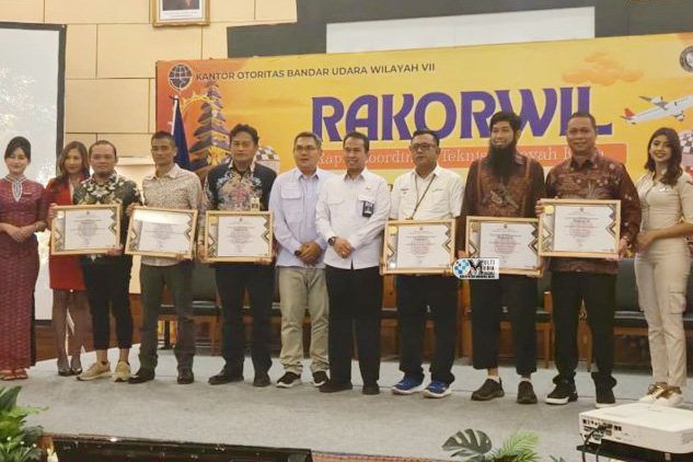 Ikuti Rakornis Otoritas Bandara Wilayah VII, Bandara Dirung Raih Juara III Salah Satu Bandara Terbaik
