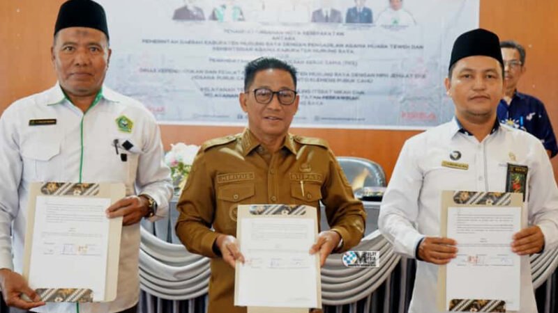 Pemkab Mura Teken Nota Kesepakatan dengan Pengadilan Agama Muara Teweh dan Kemenag Mura