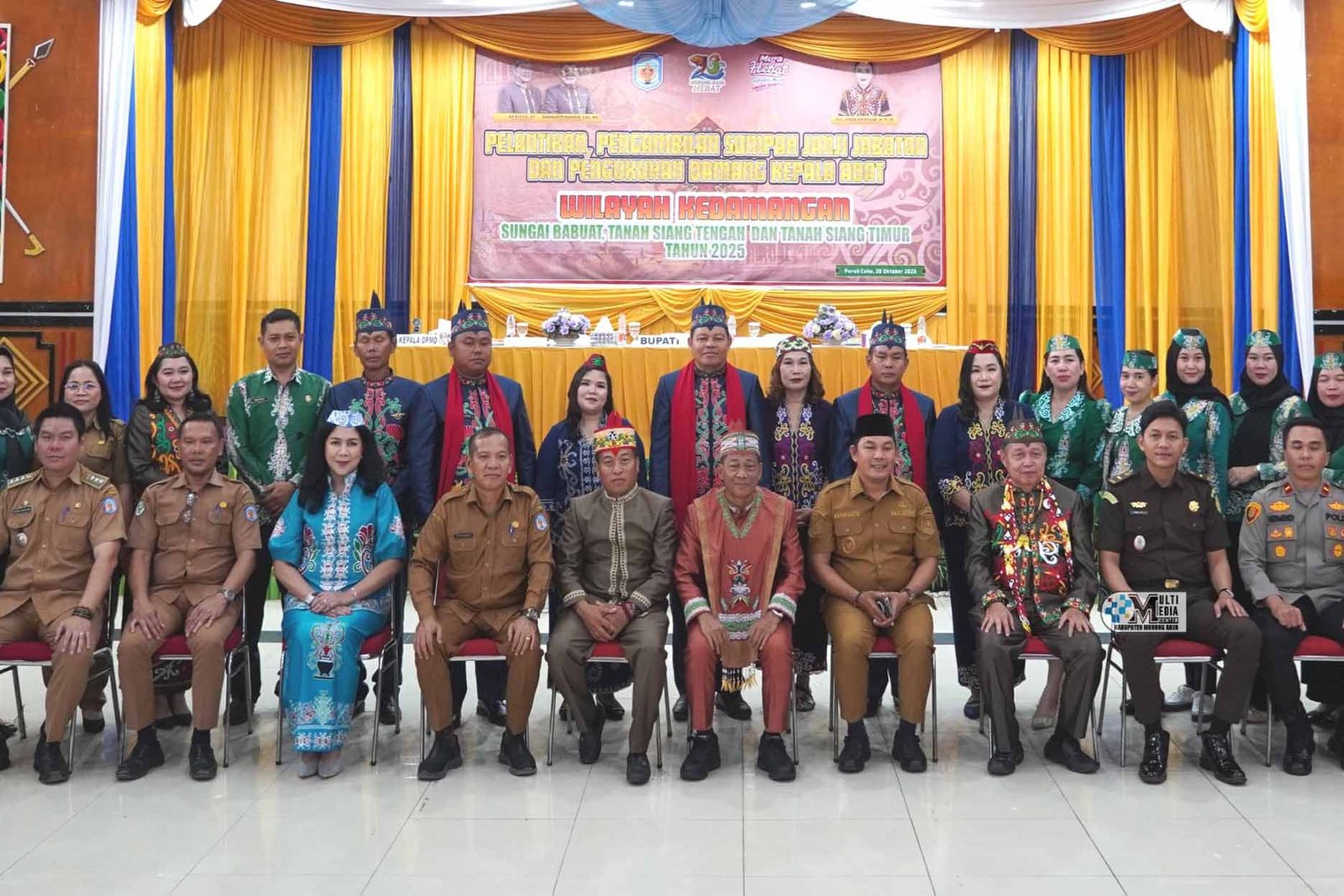 Bupati Mura Lantik Tiga Damang Kepala Adat