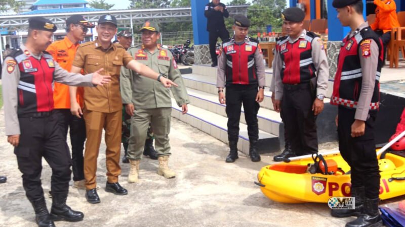 Pemkab Mura Laksanakan Apel Gelar Pasukan Persiapan Penanggulangan Bencana