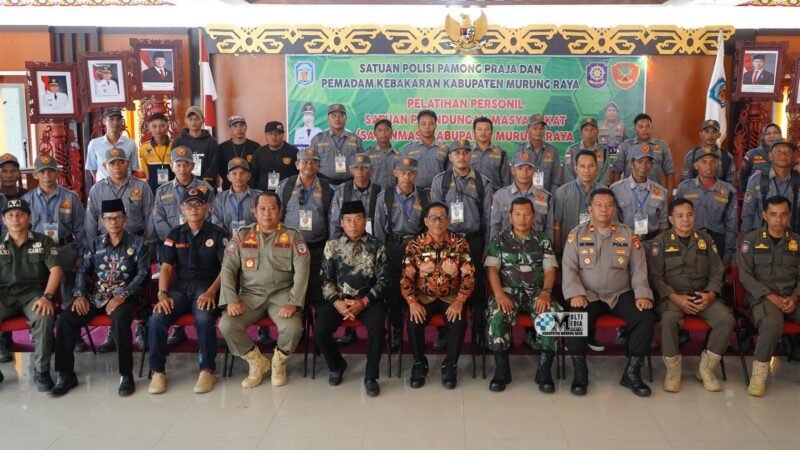 Bupati Heriyus Buka Pelatihan Personil Satlinmas Tingkat Kabupaten Mura