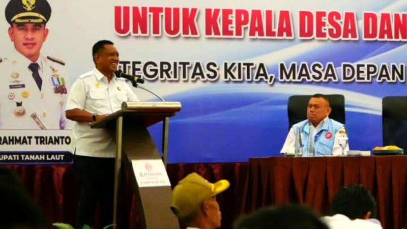 Kades dan Perwakilan BPD Ikuti Sosialisasi Antikorupsi dan Pengendalian Gratifikasi