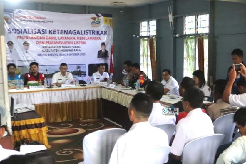 Pemkab Mura Gelar Sosialisasi Ketenagalistrikan di Desa Dirung Bakung