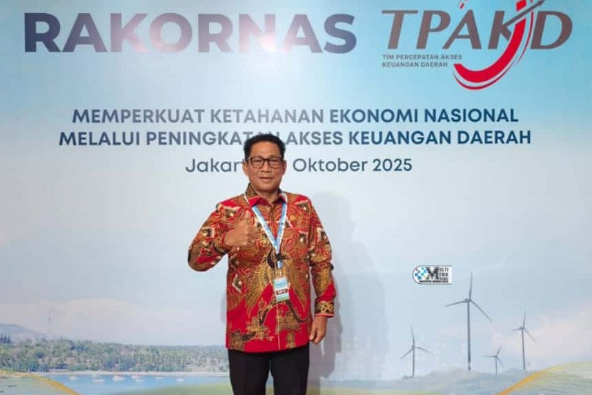 Hadiri Rakornas TPAKD, Heriyus : Pemkab Mura Komitmen Dukung Program Nasional