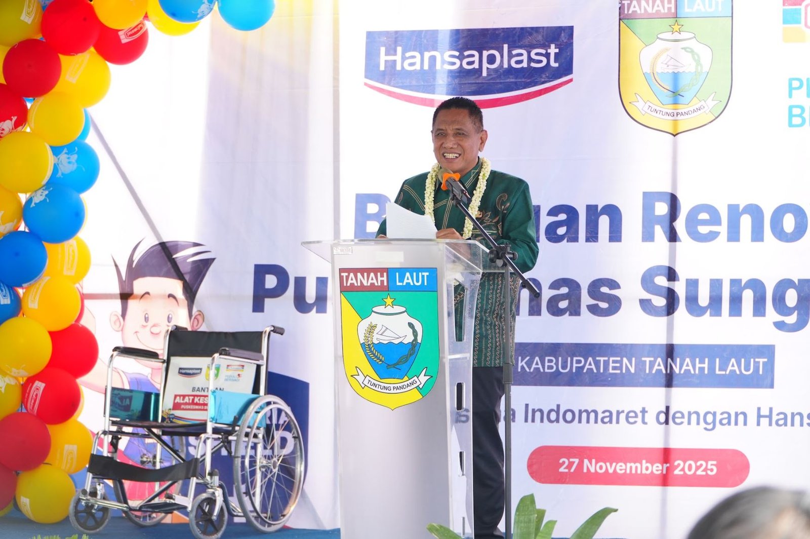 Wakil Bupati Tanah Laut HM Zazuli Apresiasi CSR Indomaret