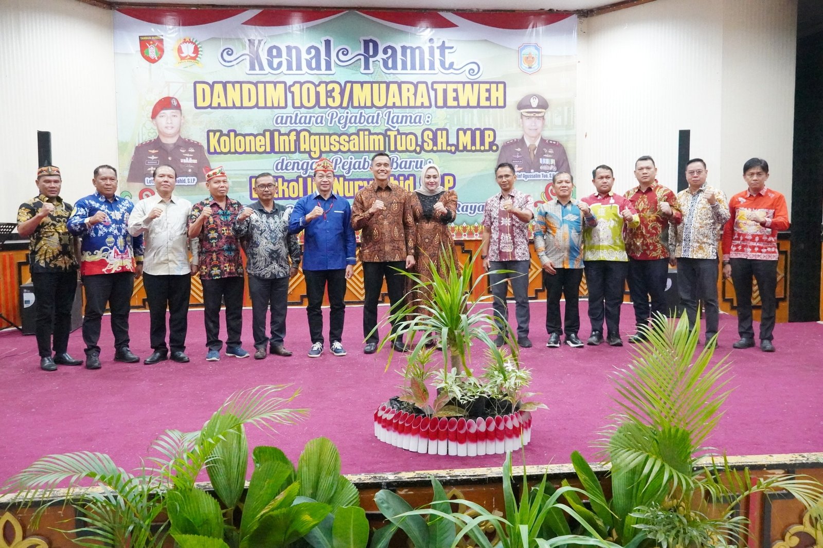 Ramah Ramah dan Kenal Pamit Dandim 1013/Muara Teweh