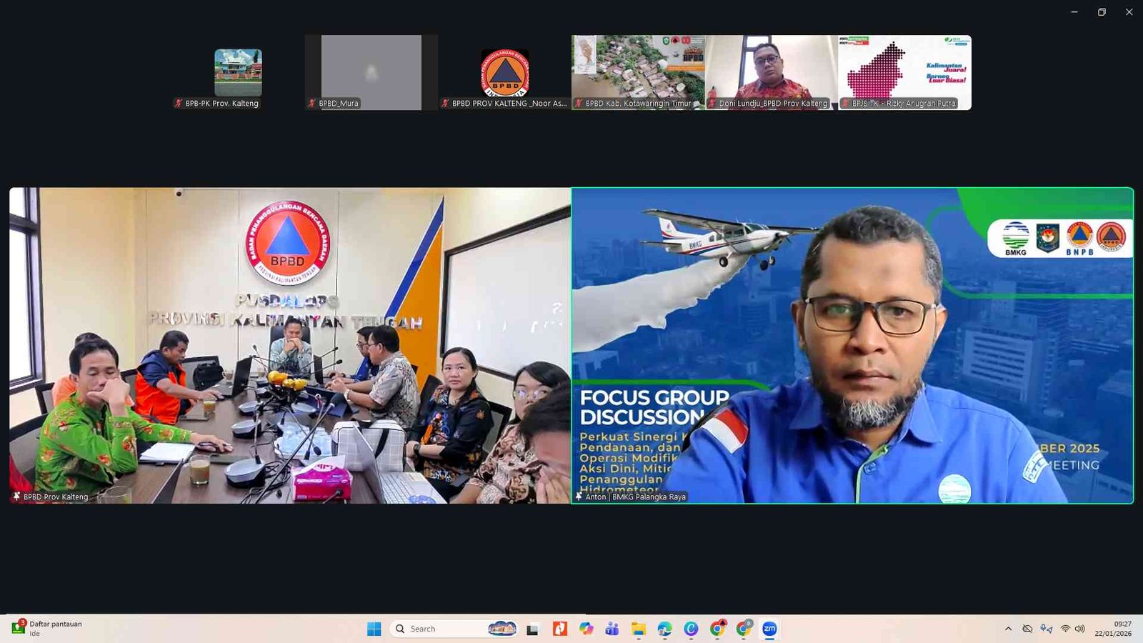 BPBD Kalteng Perkuat Kesiapsiagaan Karhutla 2026