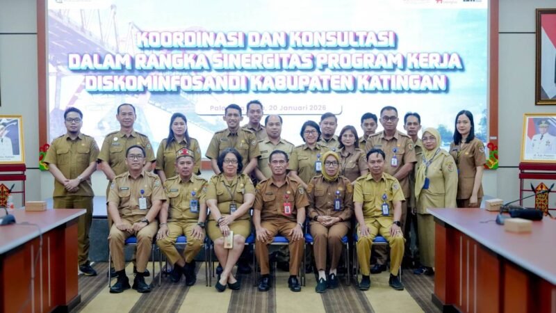 Diskominfosantik Kalteng Perkuat Sinergi Program Komunikasi dan Informatika Bersama Diskominfosandi Katingan