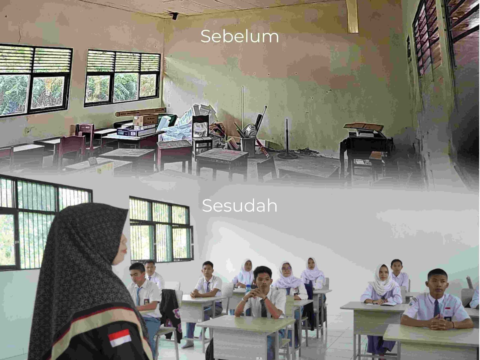 Dampak Nyata Program Revitalisasi Sapras SMK Negeri 5 Palangka Raya, Tingkatkan Kenyamanan Belajar Siswa