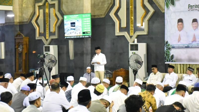 Gubernur Kalteng Hadiri Peringatan Isra Miraj dan Pergantian Tahun