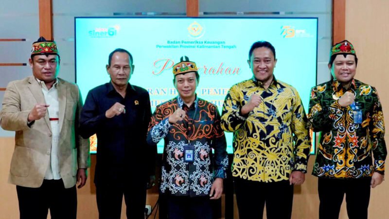 Wagub Terima LHP Semester II Tahun 2025 dari BPK Kalteng