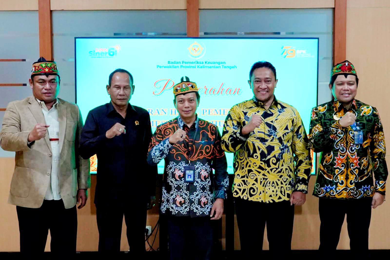 Wagub Terima LHP Semester II Tahun 2025 dari BPK Kalteng