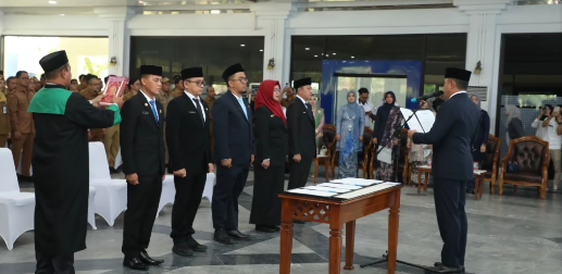 Bupati Dorong Kepala SKPD Baru Dilantik Memperkuat Sistem Pengendalian Internal