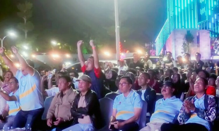 Dukung Perjuangan Tim Nasional, Pemprov Kalteng Gelar Acara Nobar Final Futsal Bersama Masyarakat