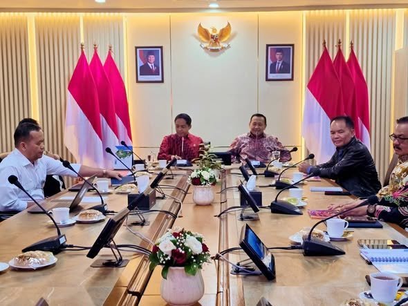 Perkuat Sinergi Penanganan Karhutla dan Ketahanan Pangan, Gubernur Kalteng Temui Menteri Kehutanan RI