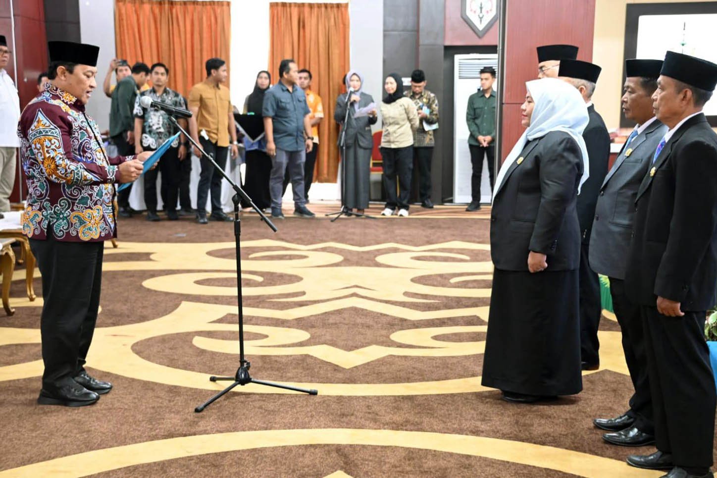 Wagub Edy Pratowo Lantik Pimpinan BAZNAS Kalteng Periode 2025-2030