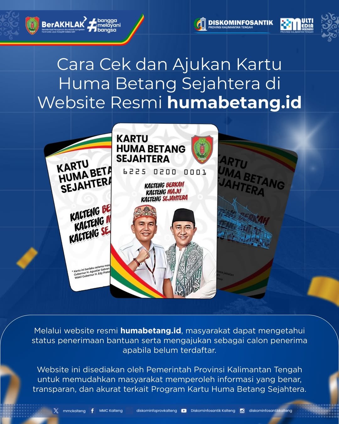 Pemprov Kalteng Hadirkan Layanan Resmi humabetang.id