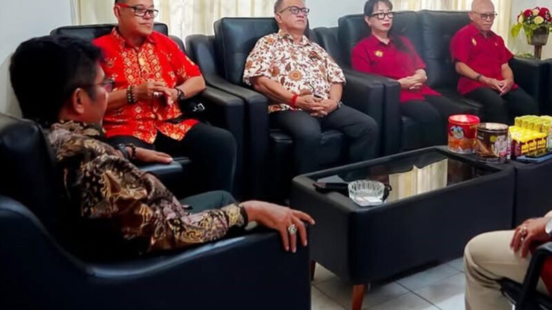 Dispora Terima Kunker KONI Kalteng dalam Rangka Persiapan PORPROV XIII 2026