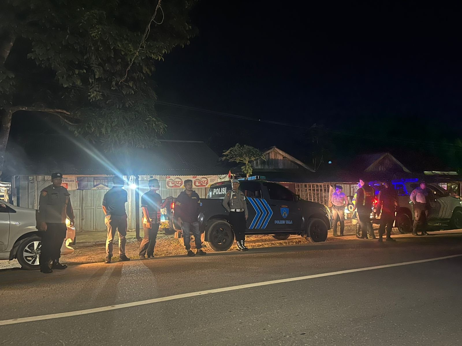 Antisipasi Balapan Liar, Polres Tanah Laut Gencarkan Patroli Malam