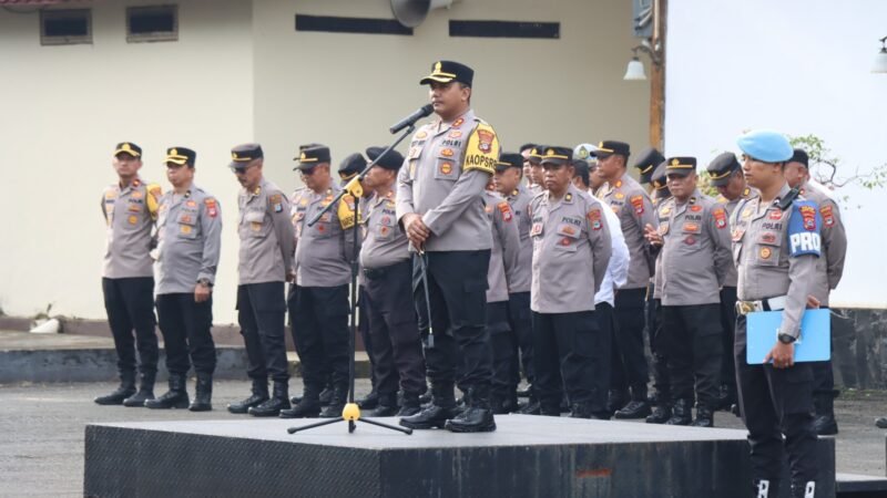 Kapolres Ingatkan Seluruh Personel Tidak Terlibat Penyalahgunaan dan Peredaran Narkoba