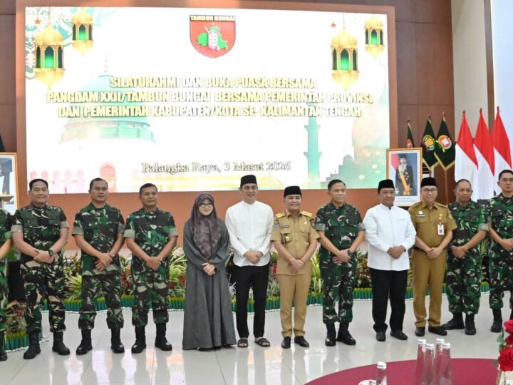 Pererat Sinergi, Gubernur dan Wagub Kalteng Hadiri Buka Puasa Bersama di Makodam XXII/Tambun Bungai