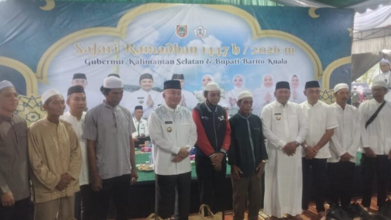 Warga Jejangkit Pasar Ucapkan Terimakasih Kepala Gubernur H Muhidin Safari Ramadhan di Batola