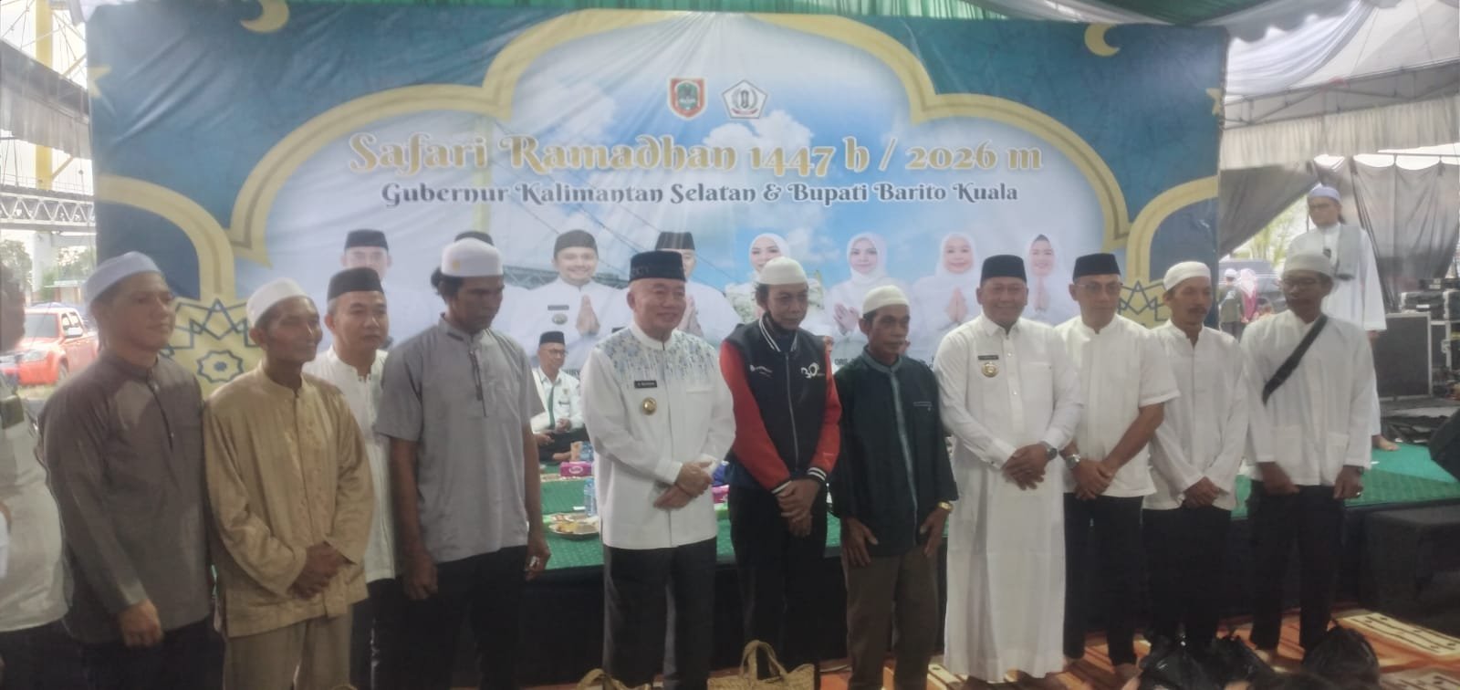 Warga Jejangkit Pasar Ucapkan Terimakasih Kepala Gubernur H Muhidin Safari Ramadhan di Batola